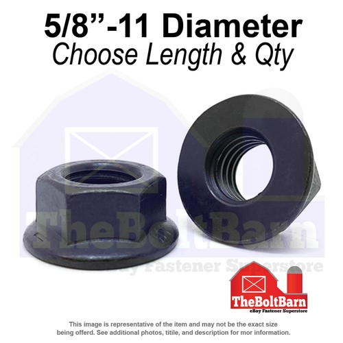 Grade 8 hex flange nut - 5/8"-11,