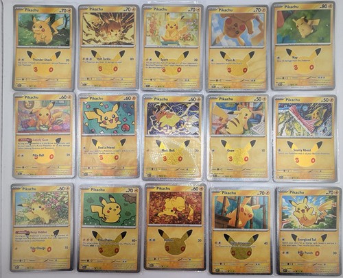 30th anniversary pikachu 30 - pikachu, 1-30