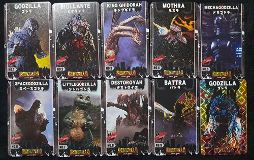 Round arcade godzilla - 1, card